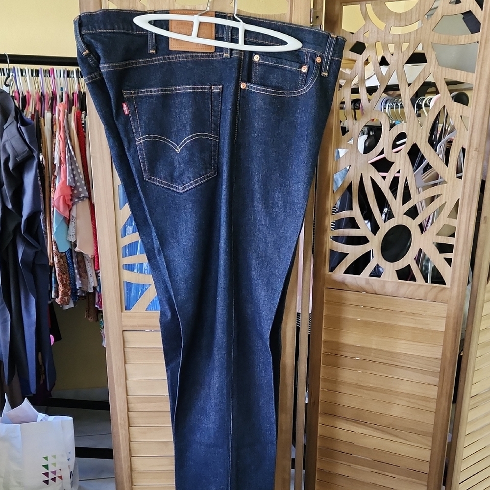 Levi's Indigo Denim with Silver Button